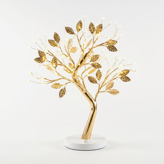Golden Leaf LED Decorative Tree Night Light