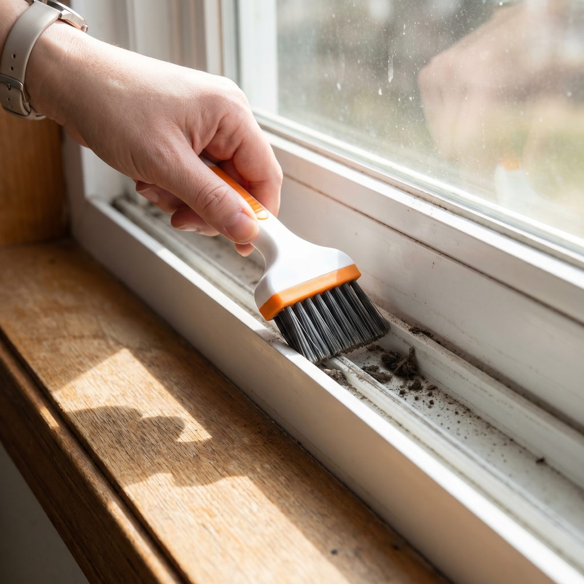 Window Track Groove Cleaning Brush